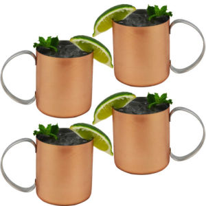 Copper Mug for Moscow Mules - 12 Oz Copper-Clad Stainless Novelty Cup