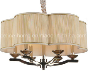 China Interior Pendant Lighting with a Fabric Shade (SL2061-6N)