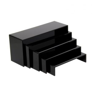 5 Sets Black Acrylic Furniture for Home