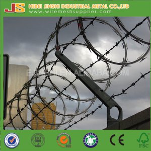 Military Use Prymid Wall Stainless Steel Concertina Razor Barbed Wire Prison Fence